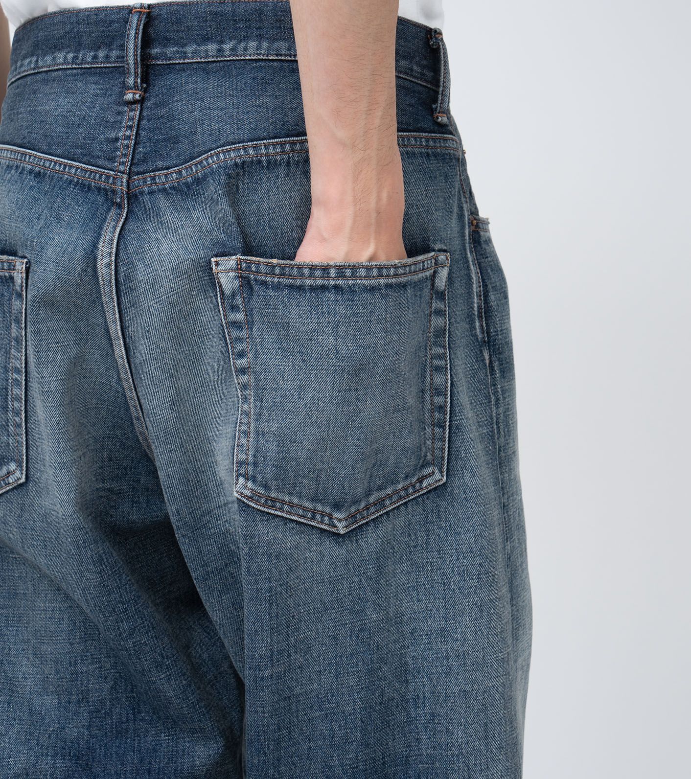 nanamica - Selvage Denim Pants / VI(Vintage Indigo) | Stripe