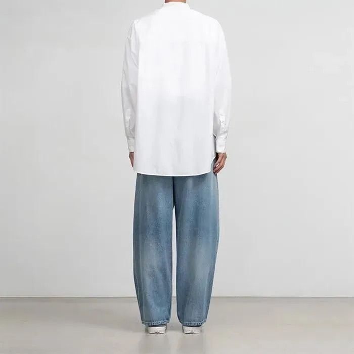 Graphpaper - Selvage Denim Two Tuck Tapered Pants -LIGHT FADE