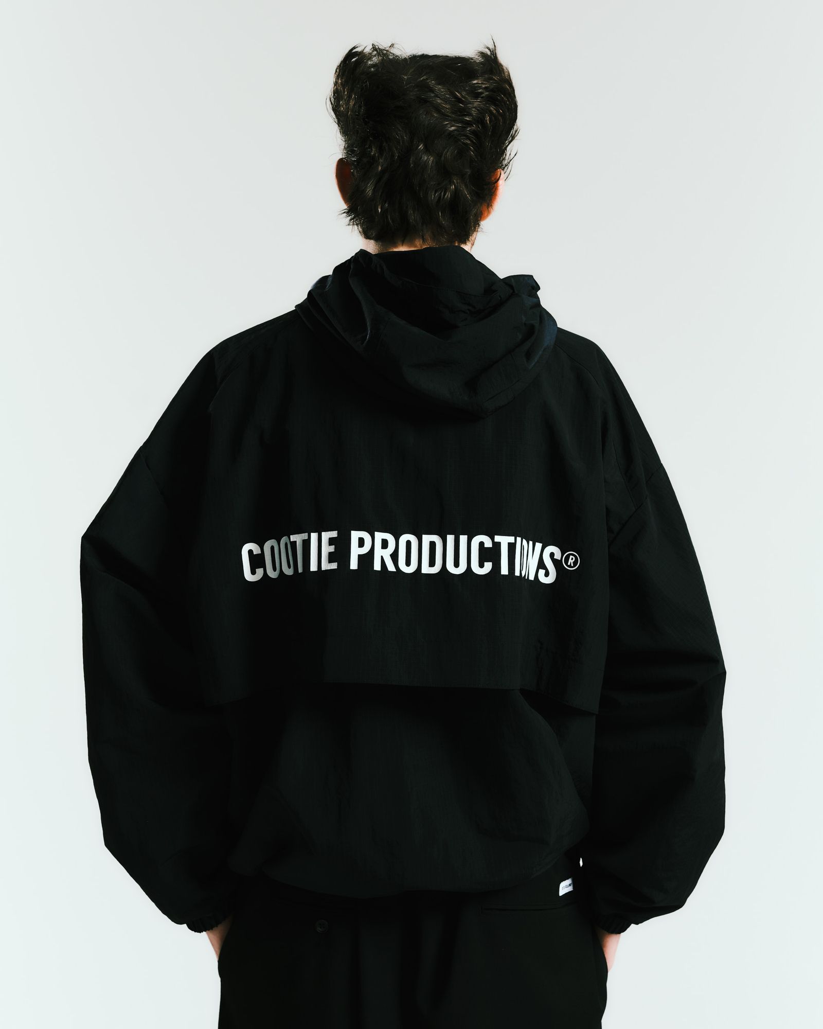 COOTIE PRODUCTIONS - Nylon Ripstop Training Jacket / BLACK