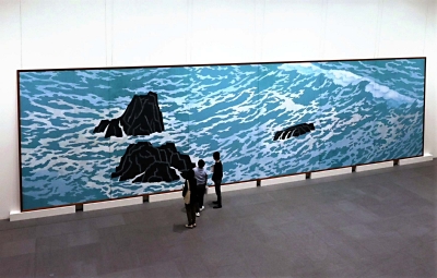 ここまで大きな作品は…」修復終えた東山魁夷の作品は縦4mで横15m