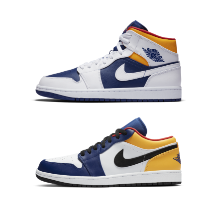 国内8月8日発売予定】ナイキ エアジョーダン 1 ミッド & ロー
