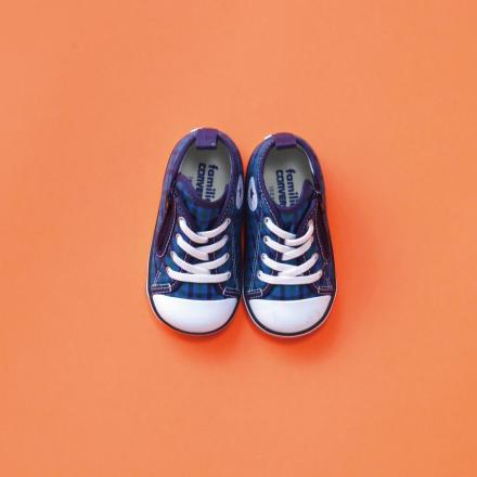 国内5月7日発売予定】ファミリア × コンバース オールスター OX ブルー