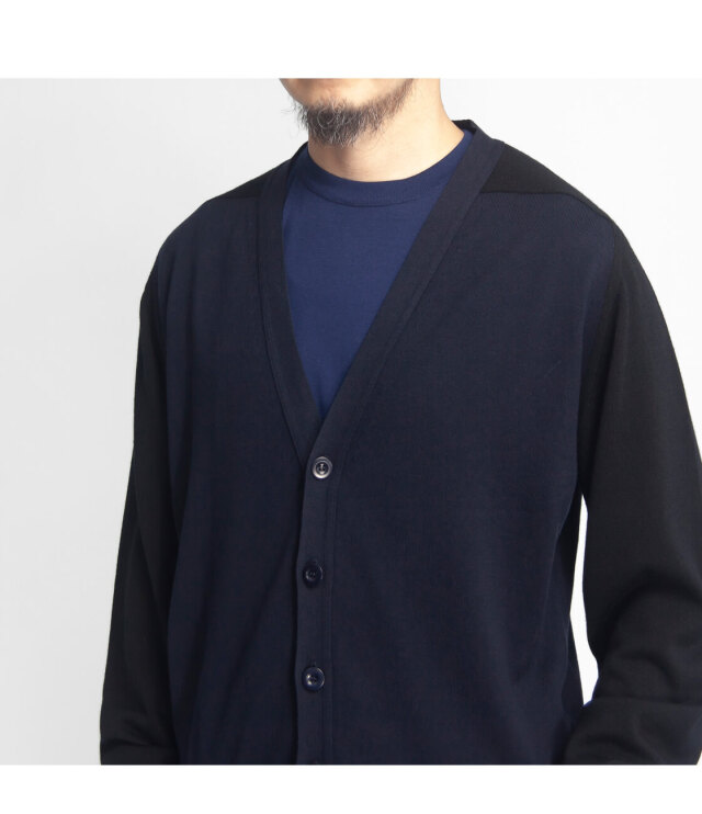 JOHN SMEDLEY ジョンスメドレー S4712 コットン×ウール パネルコンビ