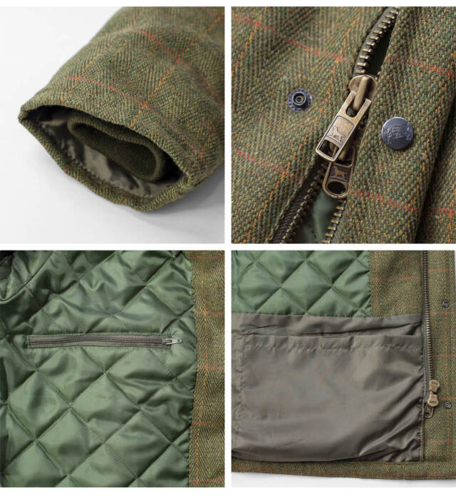 ROCKALL ロックオール SHOOTING ウールツイード 中綿 ハンティング