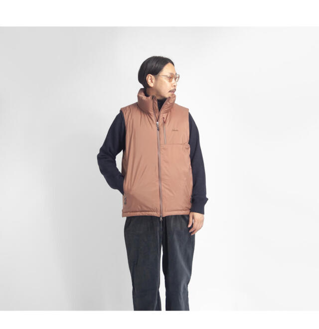 NANGA ナンガ オーロラテックス スタンドカラーダウンベスト AURORA