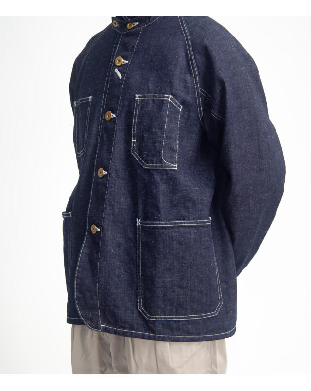FOB FACTORY FOBファクトリー ヘンプデニム カバーオール F2410