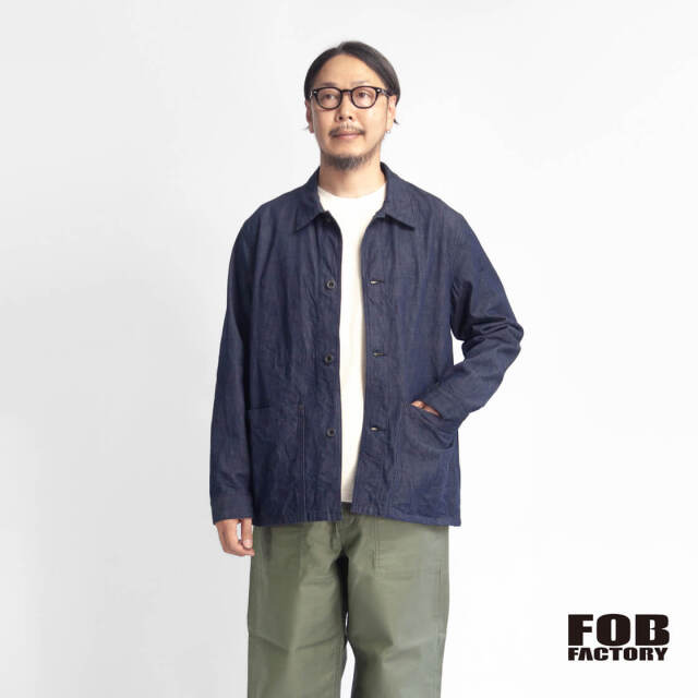 FOB FACTORY FOBファクトリー ジンバブエコットン デニムカバーオール