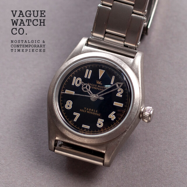 VAGUE WATCH Co. ヴァーグウォッチカンパニー Vabble ブラックダイヤル