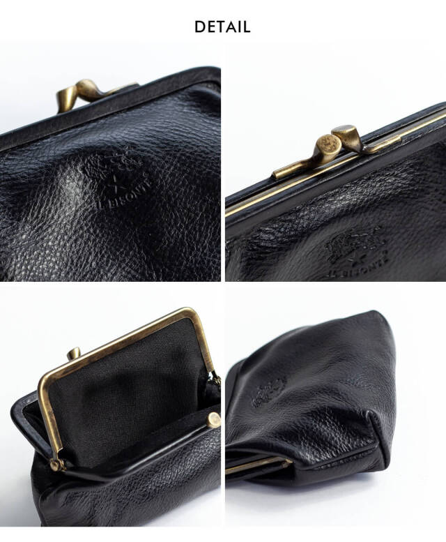 IL BISONTE イルビゾンテ がま口財布 コインケース 小銭入れ ポーチ