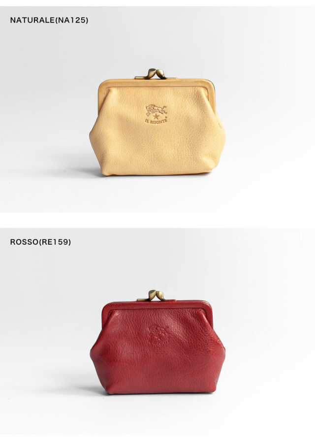 IL BISONTE イルビゾンテ がま口財布 コインケース 小銭入れ ポーチ