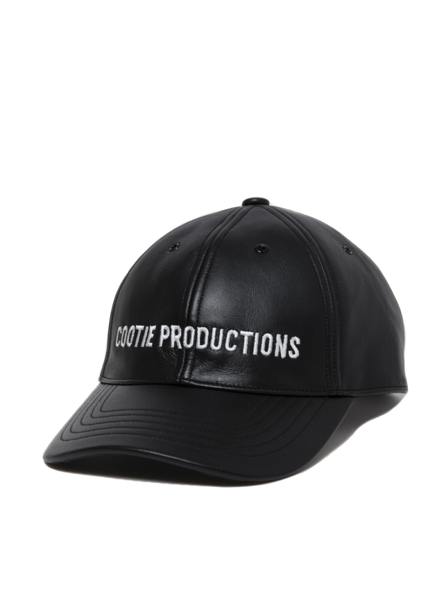 COOTIE 「Leather 6 Panel Cap」 レザー 6パネルキャップ