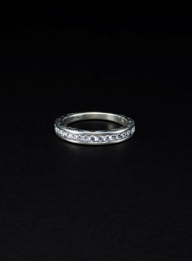 ANTIDOTE BUYERS CLUB 「Engraved Pave Ring」 SILVER950製 リング