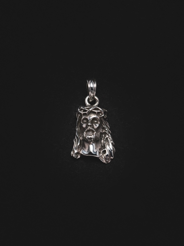 ANTIDOTE BUYERS CLUB 「Solid Back Jesus Small Pendant」 SILVER950