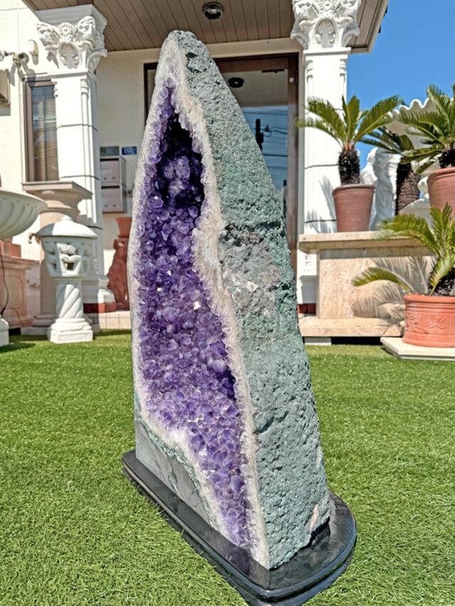 天然紫水晶 アメシスト（アメジスト） ドーム No.06 59.5kg