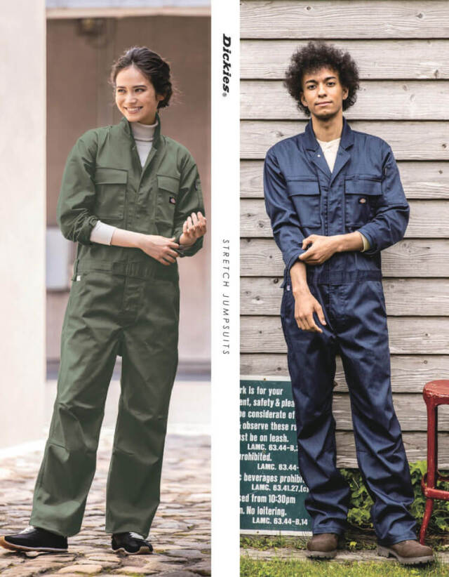 作業服 Dickies ディッキーズ 長袖つなぎ D-766 コーコス CO-COS T/C