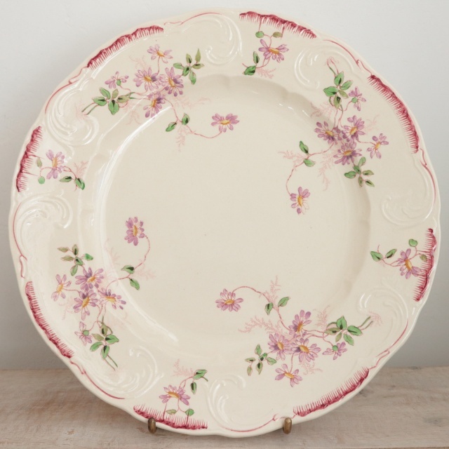 アンティーク プレート ディナー皿 CLETA フランス ロンシャン製 Longchamp