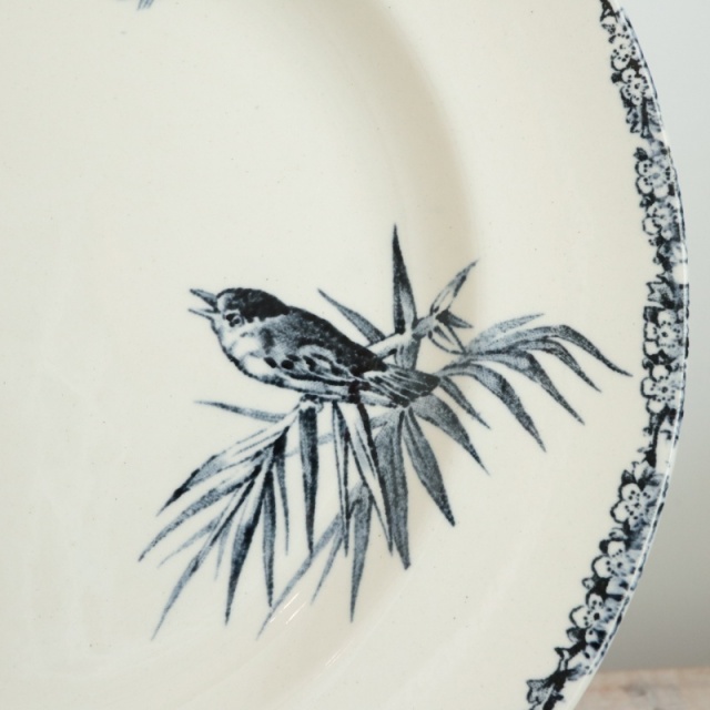 アンティーク プレート 皿 フランス製 エミールブルジョワ E.BOURGEOIS