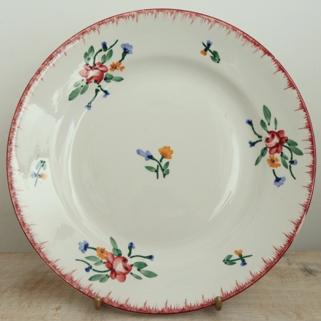 アンティークプレート DIDIER デザート皿 フランス サルグミンヌ製