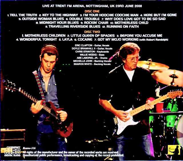 Eric Clapton エリック・クラプトン/England,UK 06.23.2008 Complete