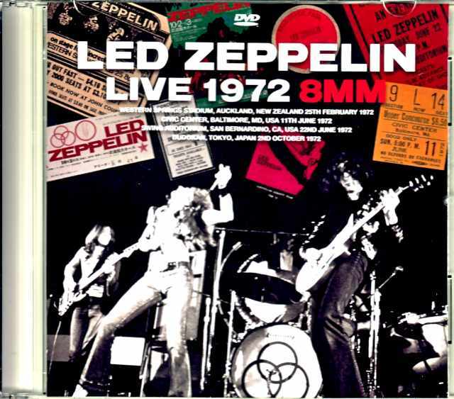 Led Zeppelin レッド・ツェッペリン/Live 1972 8mm Collection