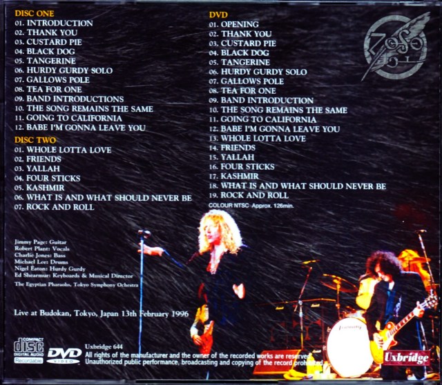 Jimmy Page,Robert Plant ジミー・ペイジ ロバート・プラント/Tokyo