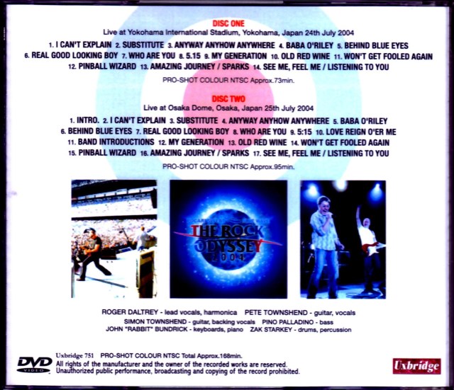 Who,The ザ・フー/Kanagawa & Osaka,Japan 2004