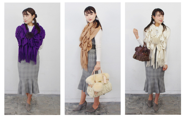 送料無料】【最高級北欧SAGAフォックス使用】カシミヤ100％ストール