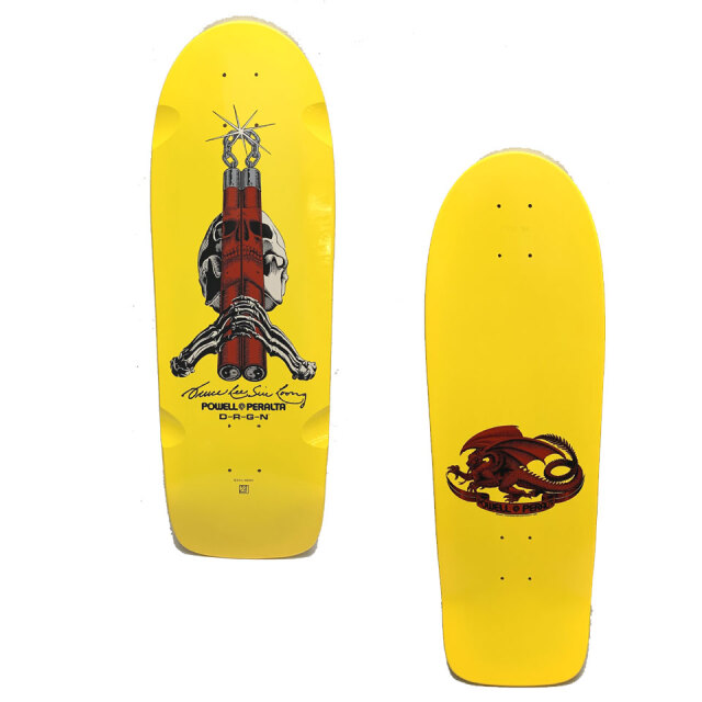 POWELL PERALTA / BRUCE LEE SKULL & NUNCHUCKS DECK