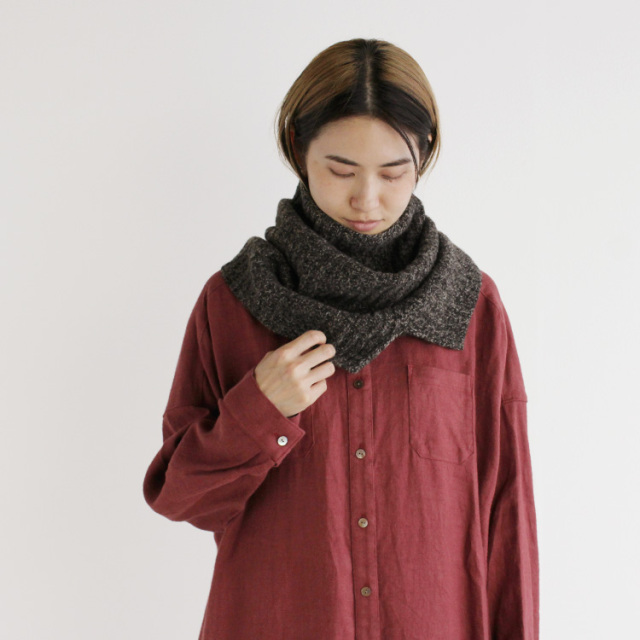 nofl】カラー杢リブネックウォーマー 644002760 | ナチュラル服通販