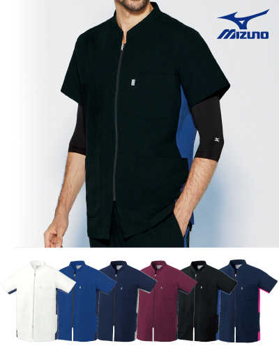 MZ-0403 ファスナースクラブ 男女兼用 ミズノ(mizuno) ナースウェア