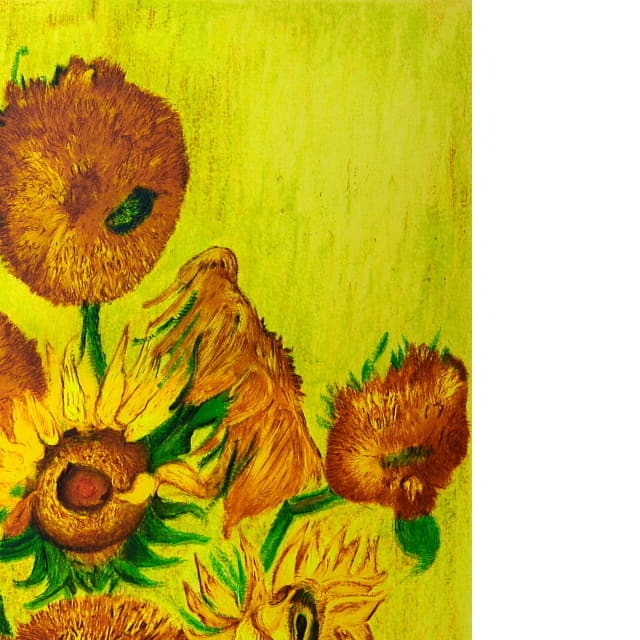 ゴッホ「ひまわり(黄)」 ジクレ版画｜絵画販売