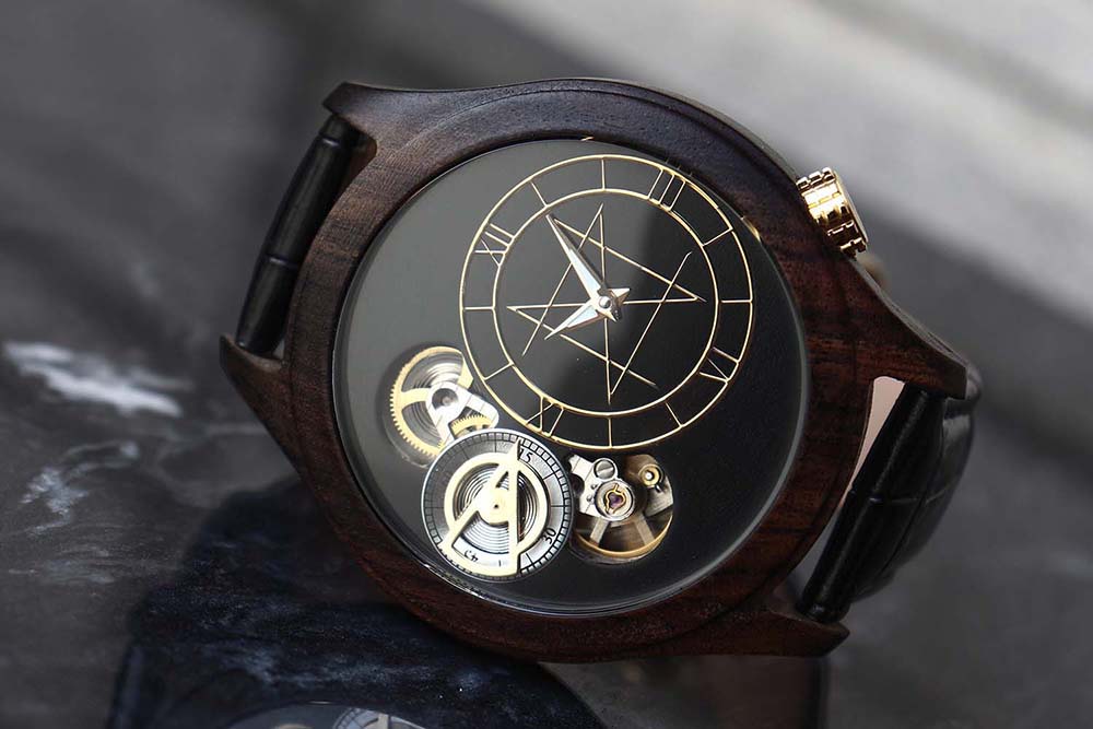 NOZ 腕時計 クォーツ式 ラブラドライト42mm 【公式通販】