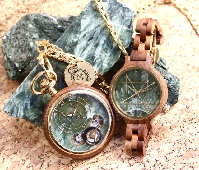 数量限定】POCKET WATCH MODEL 懐中時計/セラフィナイト 45mm サンダル