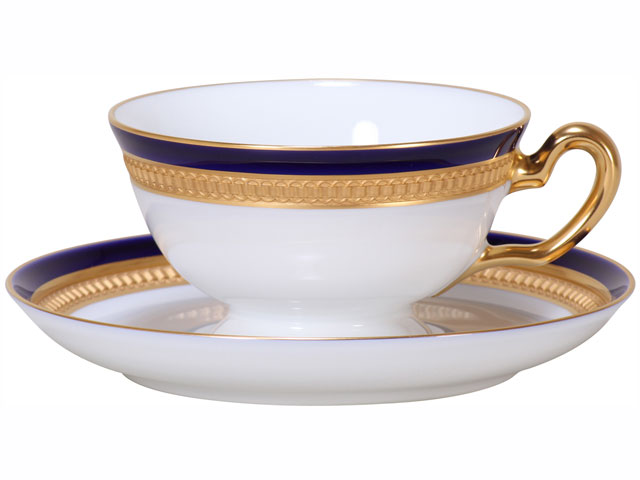 ロイヤルブルークラウン（瑠璃エンボス） カップ＆ソーサー