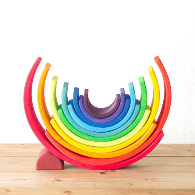 虹色トンネル特大 グリムス社（アーチレインボー）の通販｜木の