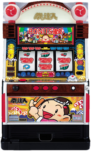 4号機】山佐 祭の達人～ウィンちゃんの夏祭り～ 中古パチスロ実機 [4ch