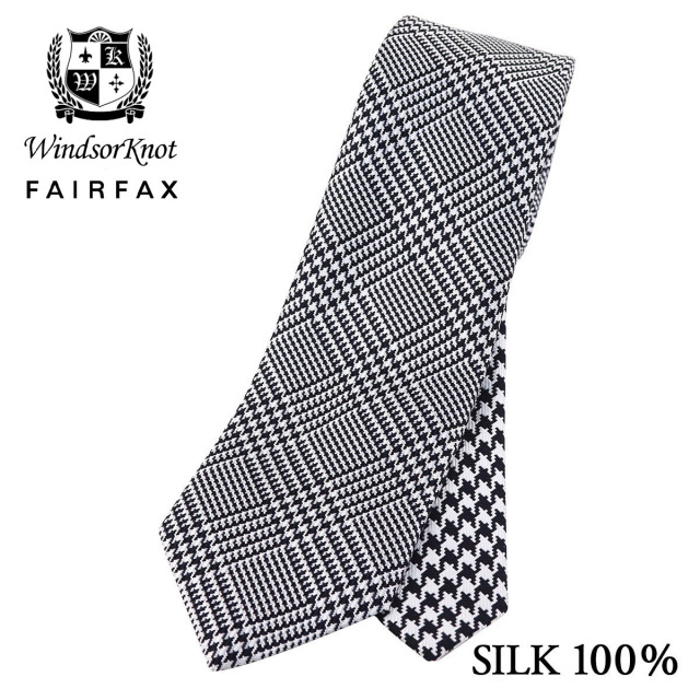 ネクタイ (ウィンザーノット) Windsorknot × (フェアファクス) FAIRFAX