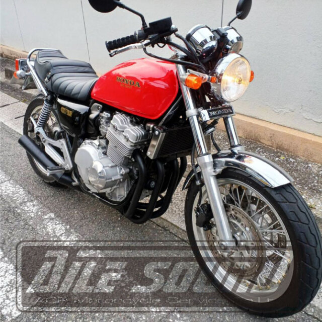 cb400f ヨンフォア64π用真鍮サイレンサー