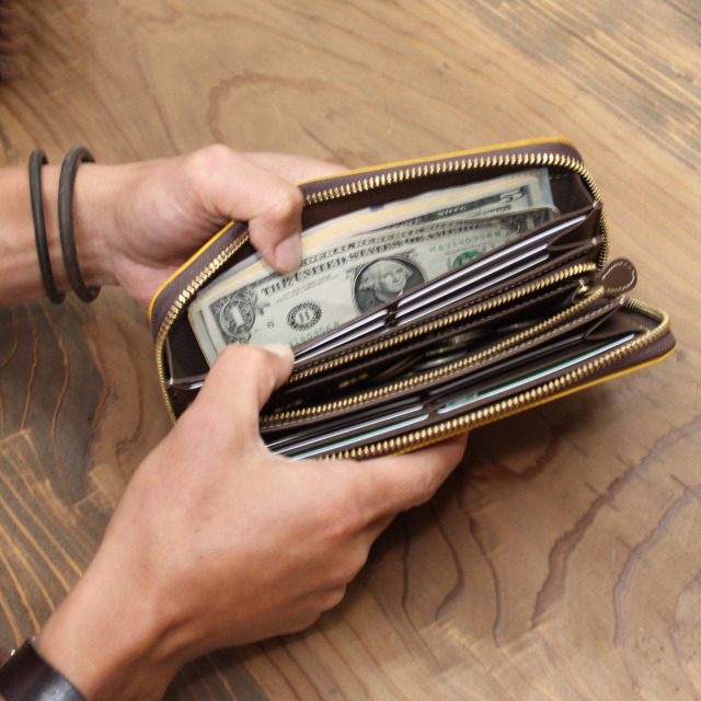 DA1180-WPS/Ain Soph (アインソフ)ワクシープレス ラウンドファスナー