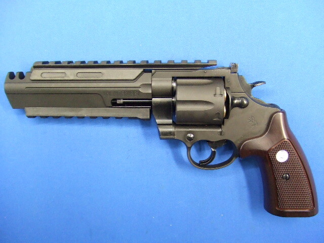 アンリミテッドリボルバー 6mmBB ブラック HW Xカートリッジ