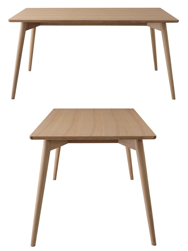 アッシュ材ダイニングセット4人掛けナチュラル｜北欧家具アンバーデザイン