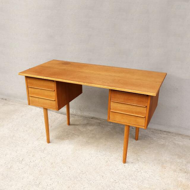 北欧ヴィンテージデスク オーク 幅120cm｜アンバーデザイン