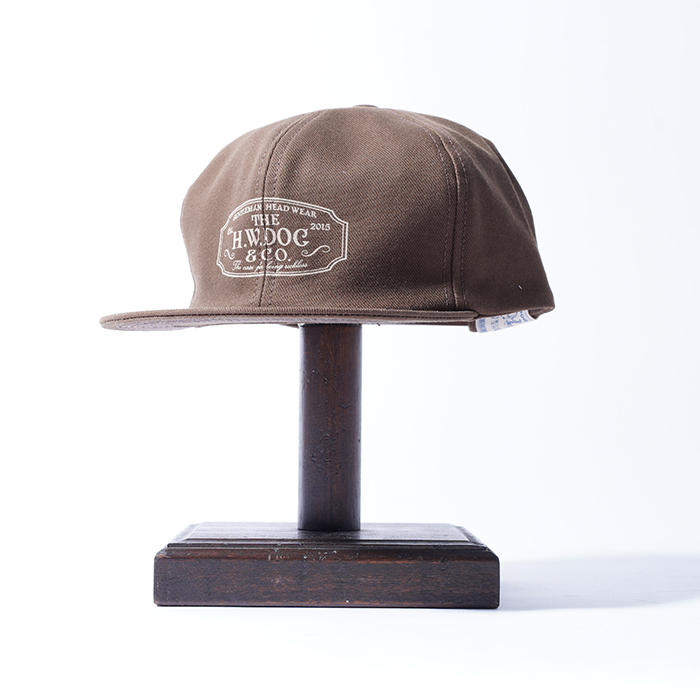 D-00004 / 「TRUCKER CAP / BROWN」 ロゴトラッカーキャップ