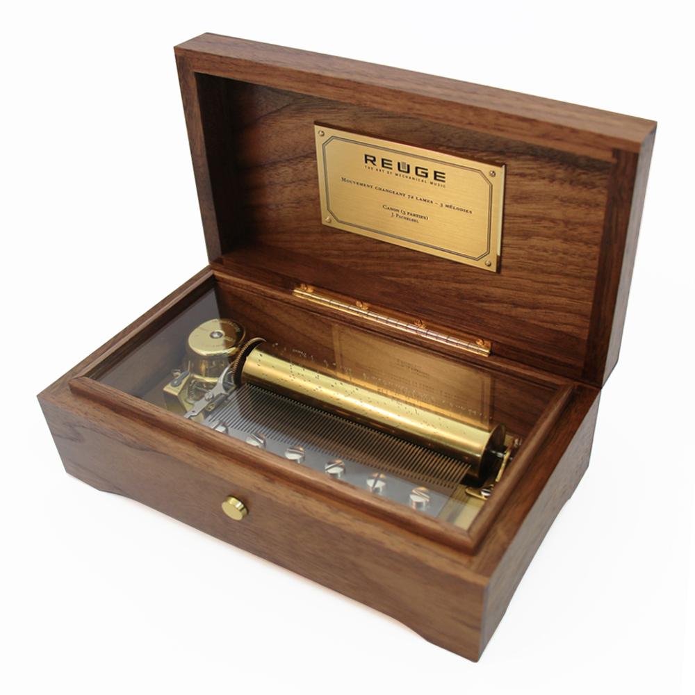 リュージュ REUGE オルゴール 72弁 L'Auberson ウォールナット AXA