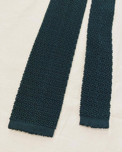 ドレイクス （Drake's） SC01KN PLAIN Silk Knit Tie / シルク