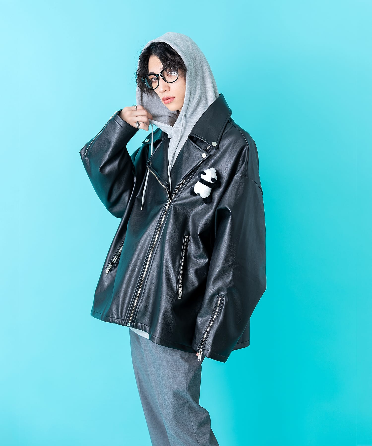 TEDDY ankoROCK ライダースジャケット -オーバーサイズ- / メンズ