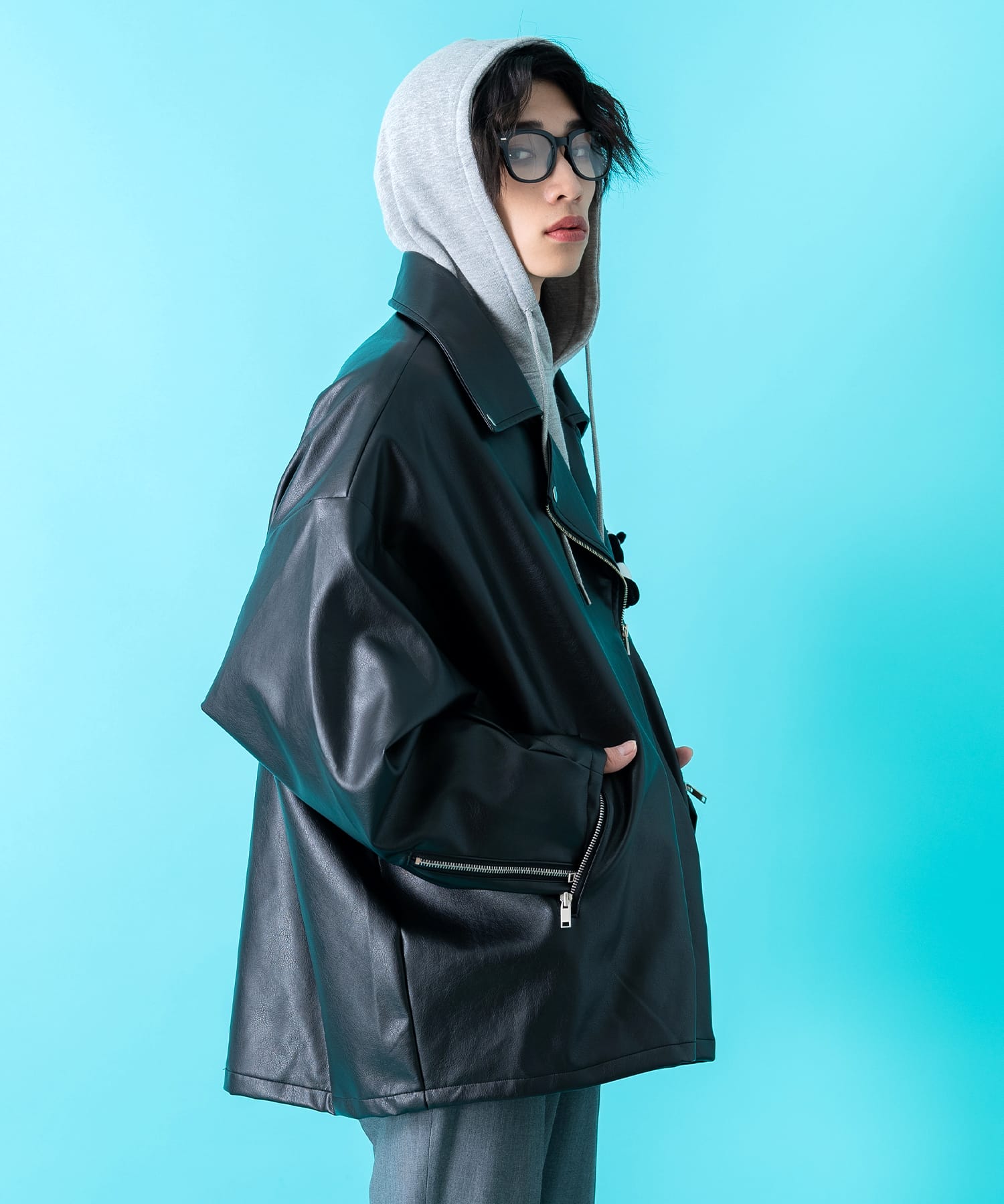 TEDDY ankoROCK ライダースジャケット -オーバーサイズ- / メンズ