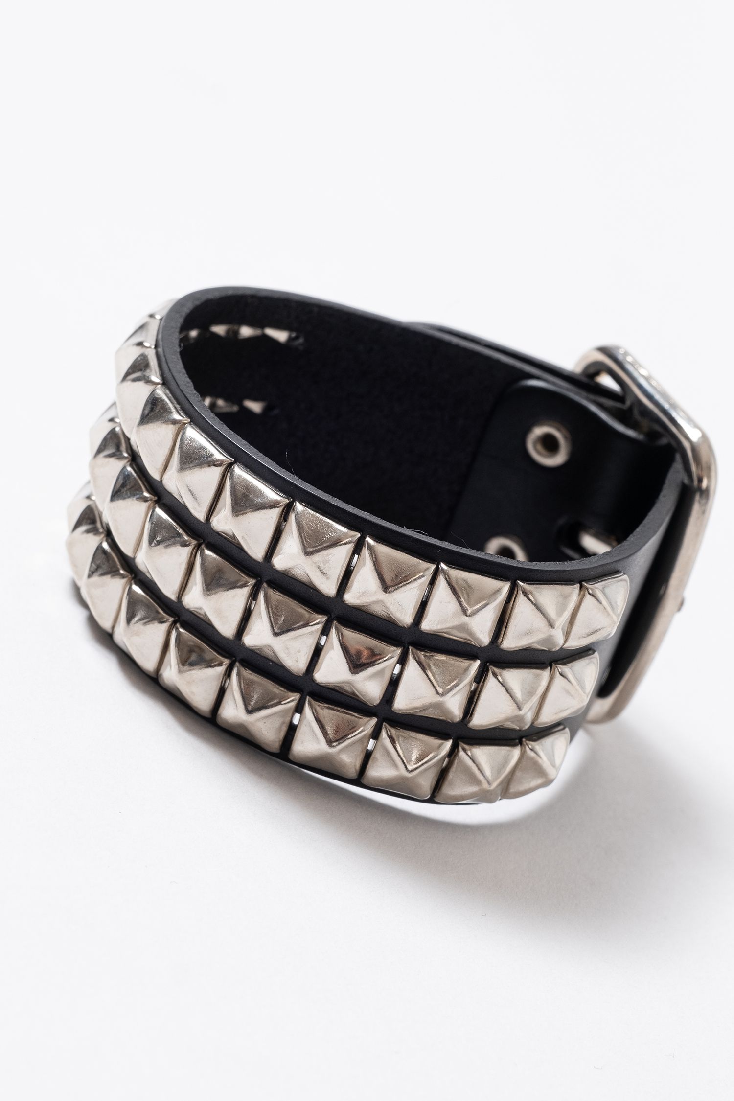 3連スタッズレザーベルトバングル ankoROCK(アンコロック) メンズ