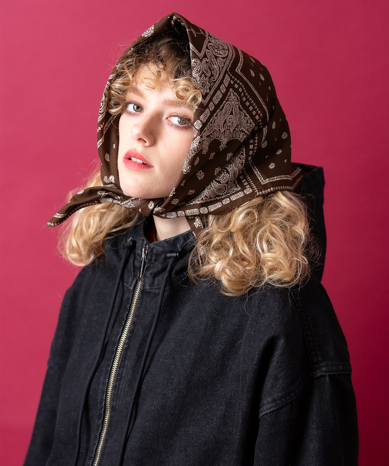 ミックスペイズリー柄スカーフ / レディース メンズ ユニセックス