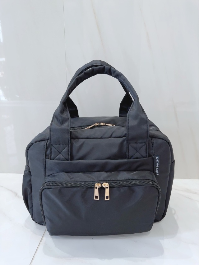 selva secreta】Bucket tote bag(black)